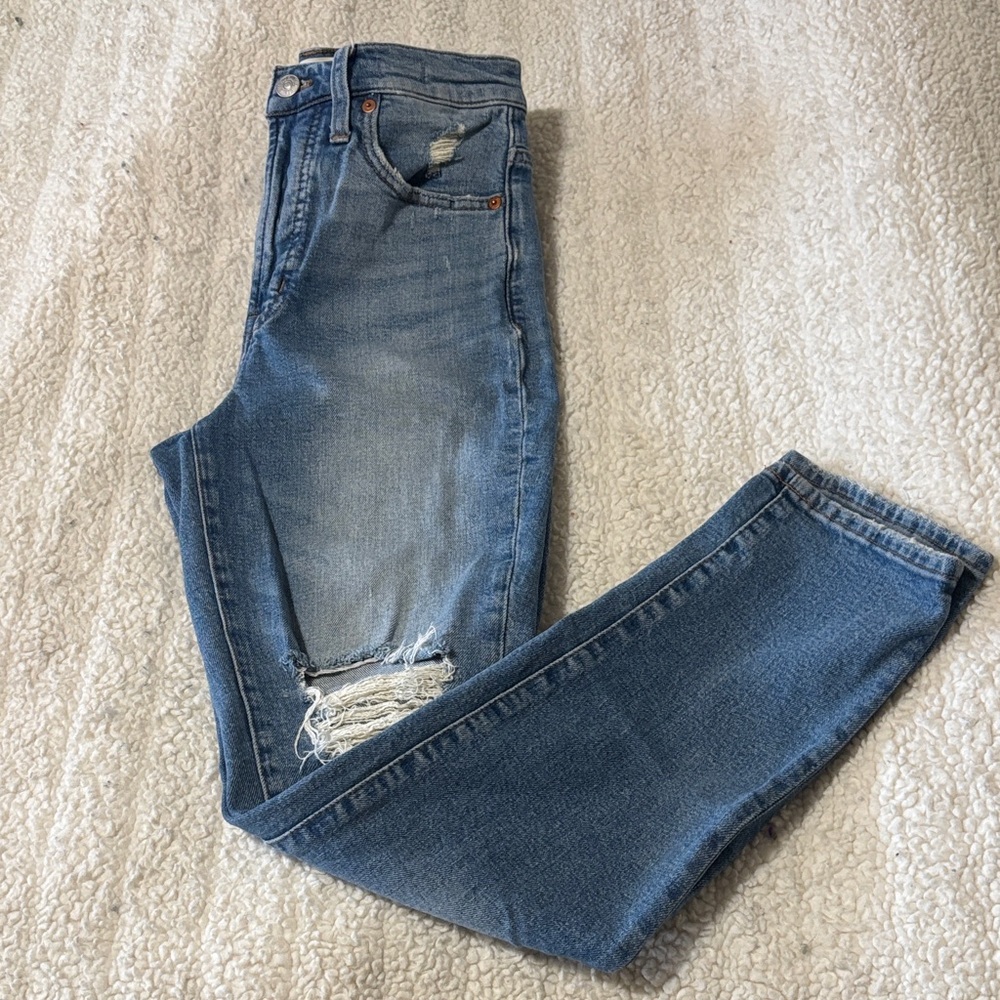 Madewell Women's Skinny Jeans in Light Blue
